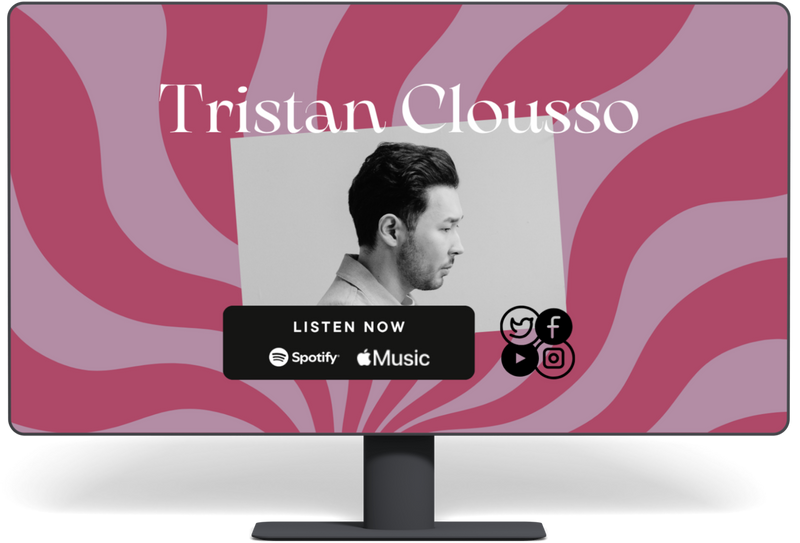 New Solo Artist Website by Harri Digital